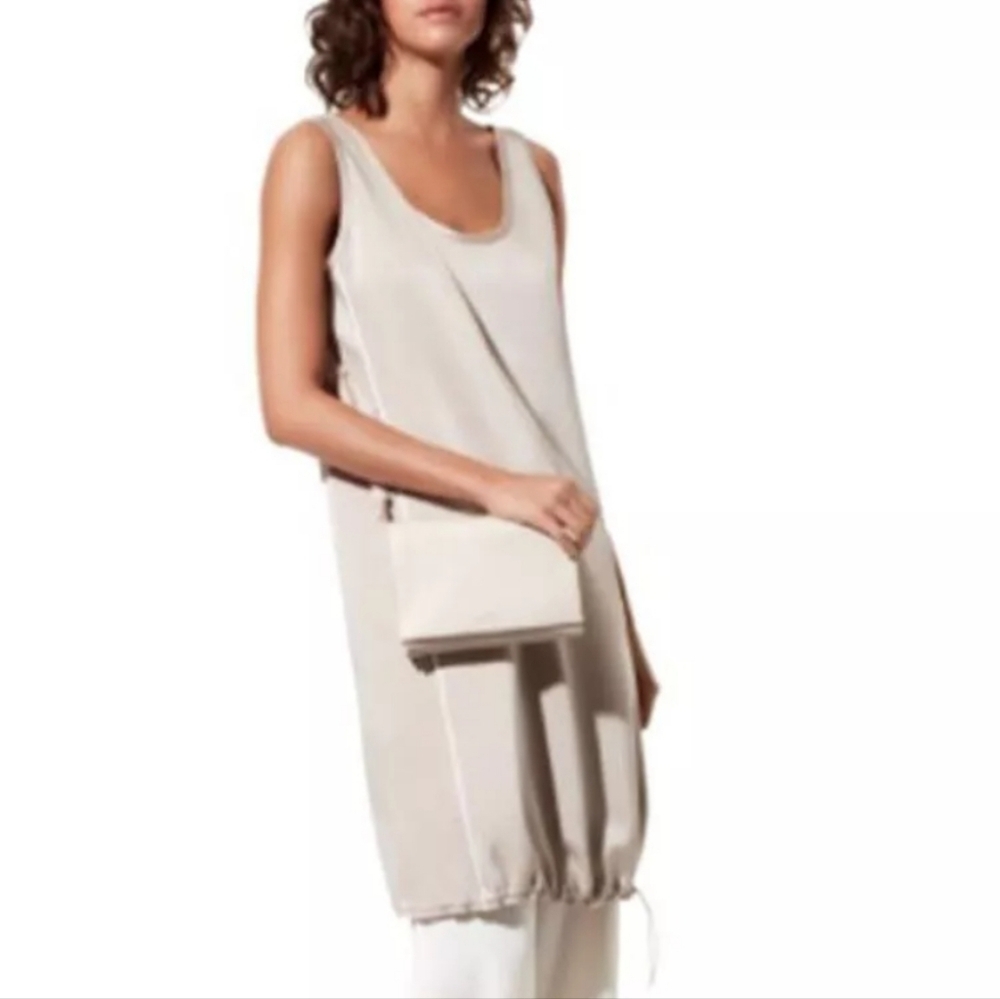 Babaton Beige Midi Tank Dress